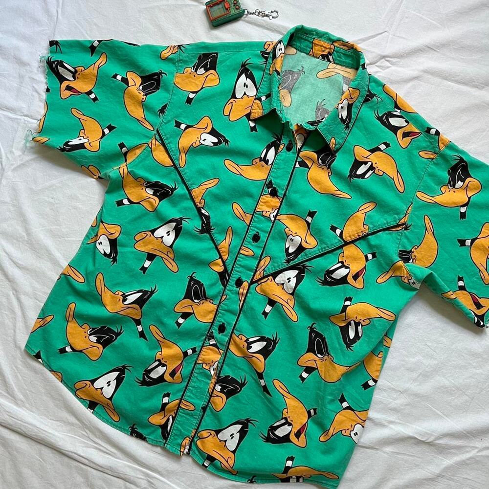 Vintage 90’s Handmade Looney Tunes Western Top